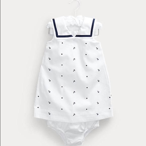 Ralph Lauren Other - NWT Ralph Lauren Collection Sailor Dress With Bloomers Baby Girl Size 18 Months